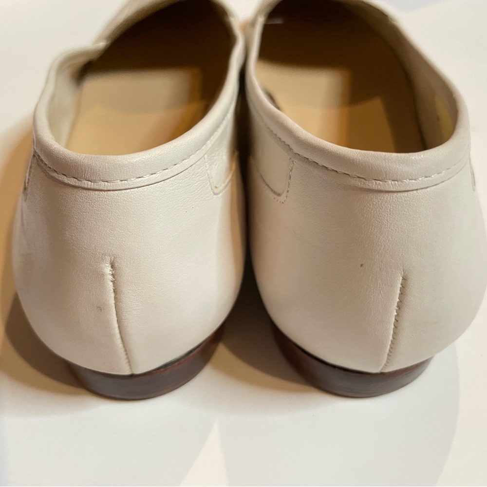 Enzo Angiolini Leather Flats Women’s Size 9 White - Picture 6 of 10